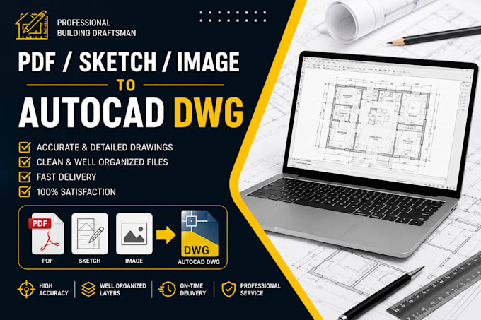 convert pdf to autocad or dwg or cad