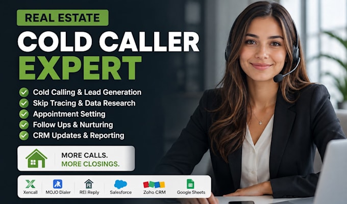 be your real estate cold caller and appointment setter