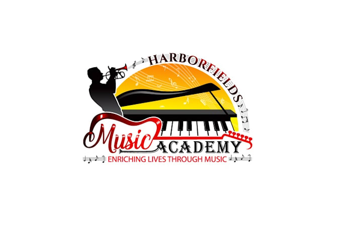 design harbor fields music academy logo