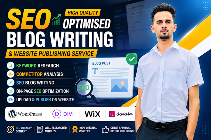provide SEO blog writing and website publishing