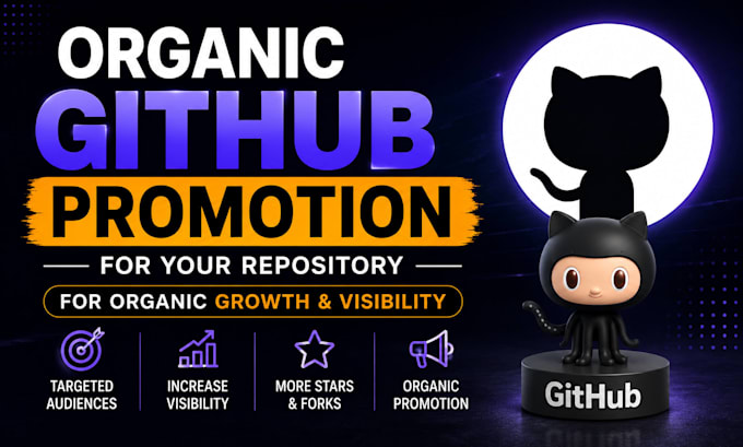 do organic github promotion for your repository and organic growth and visibilty