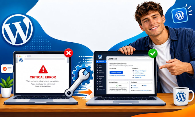 fix wordpress critical errors and troubleshoot issues
