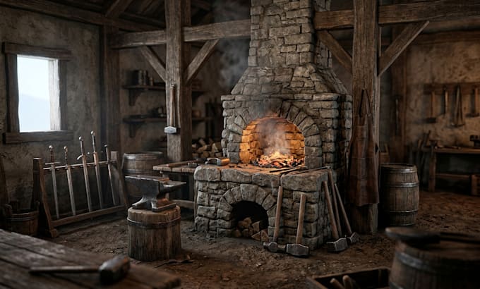 create high quality 3d game ready assets props and objects