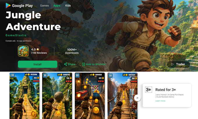 design game icons play store screenshots and graphics