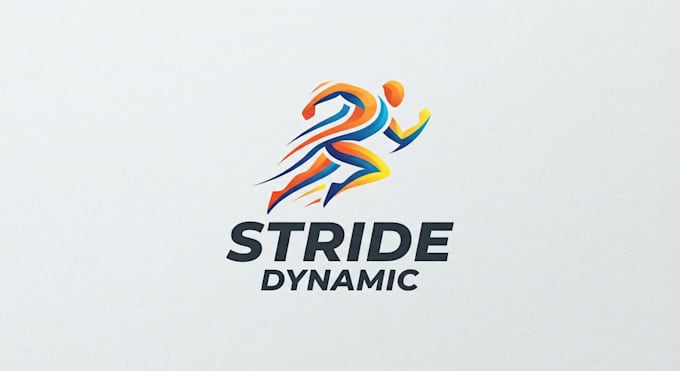design a dynamic running logo for your brand