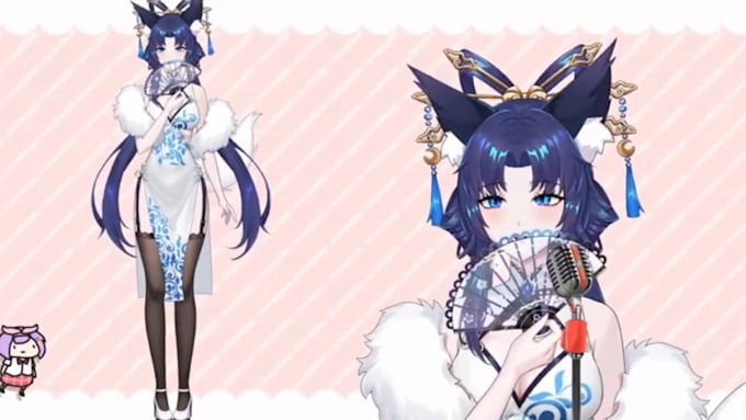 design and rigging high quality live 2d vtuber model, v tuber, vtube studio