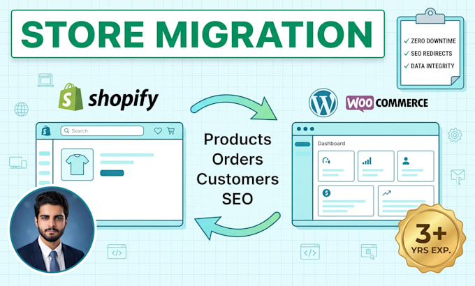 migrate shopify to wordpress or wordpress to shopify