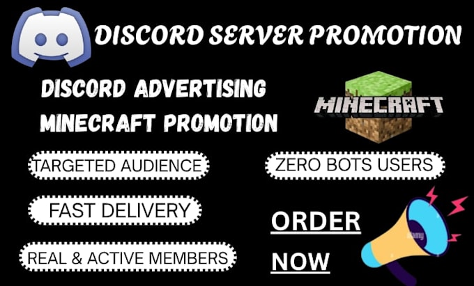 discord server promotion, gaming server promotion, minecraft, rust, fivem
