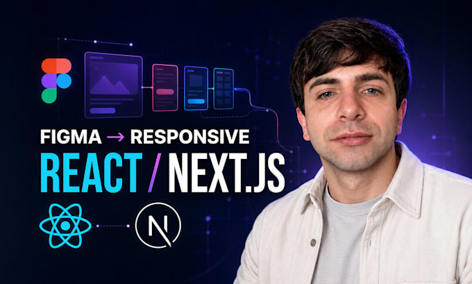 convert figma to responsive react or next js