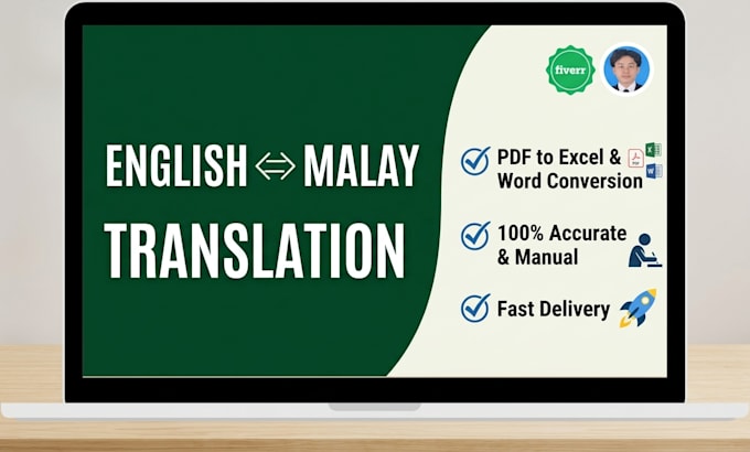 translate english to malay or format PDF data to excel