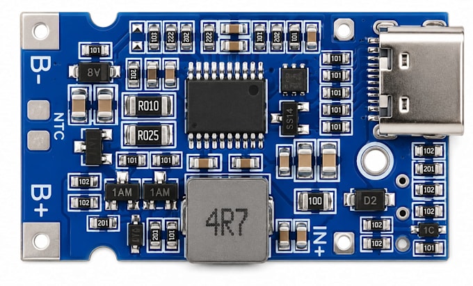 design bms pcb, lithium battery management system and battery charger