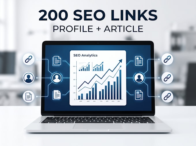 build 200 profile and article links for SEO