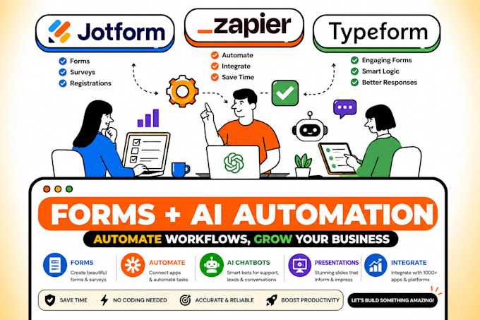 create branded typeform google forms jotform ai chatbot presentation
