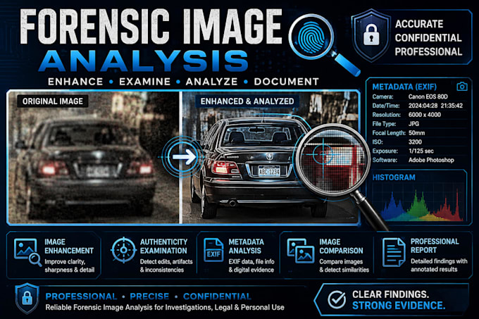 perform professional forensic image analysis and enhancement