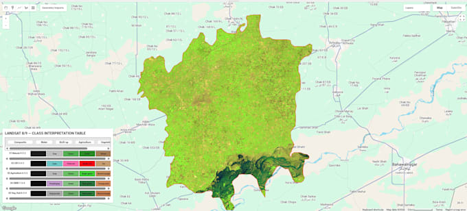process and analyze satellite data using google earth engine