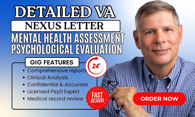 write professional medical documents and VA consulting reports for veterans