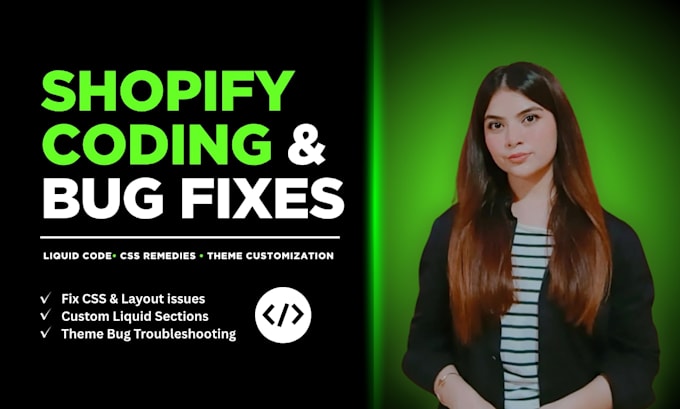 fix shopify custom liquid coding and CSS bugs