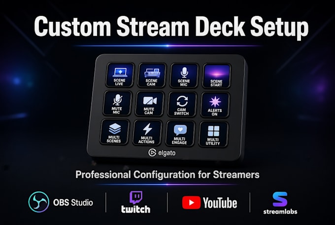 set up your stream deck for professional streaming automation