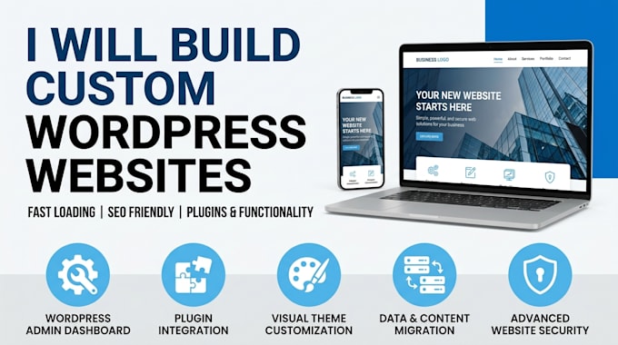 create a professional wordpress website