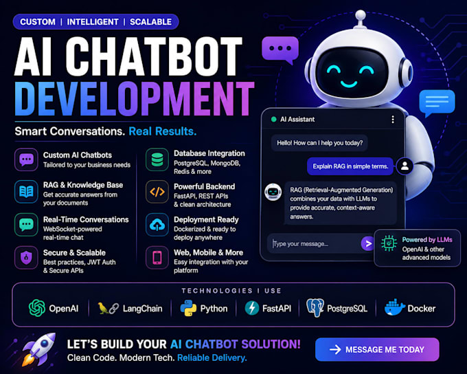 build a custom ai chatbot using openai integration