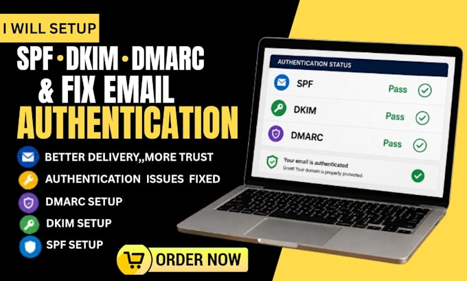 setup spf dkim dmarc and fix email authentication issues