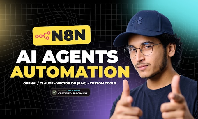 build custom n8n ai agents with rag and API integrations