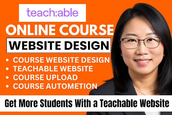 do teachable website design, teachable online course, teachable automation