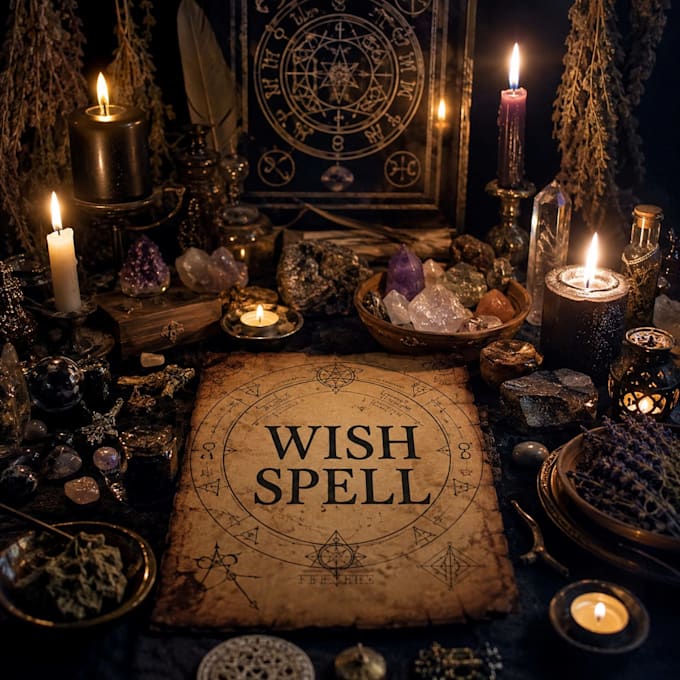help you make your one wish come true with a customized wish spell