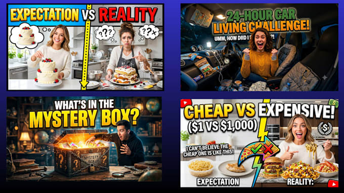 creative thumbnails for your youtube