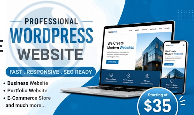 we will formulate responsive wordpress website with SEO