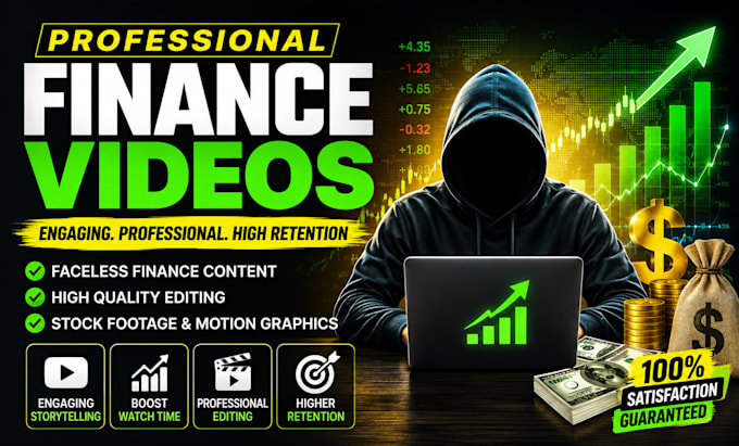 do viral finance faceless videos with top10 channel