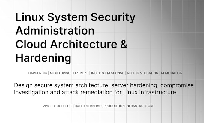 linux server administration, hardening, incident remediation