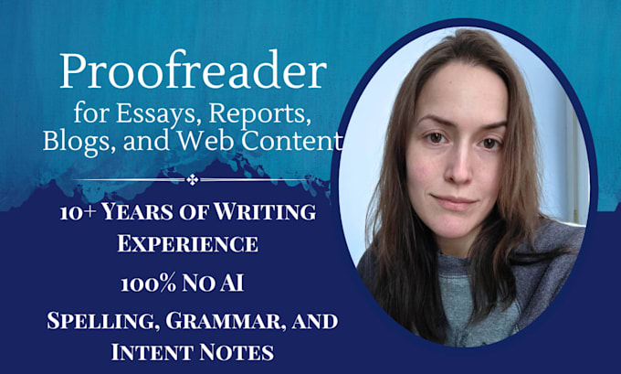 proofread your essay, story, or article