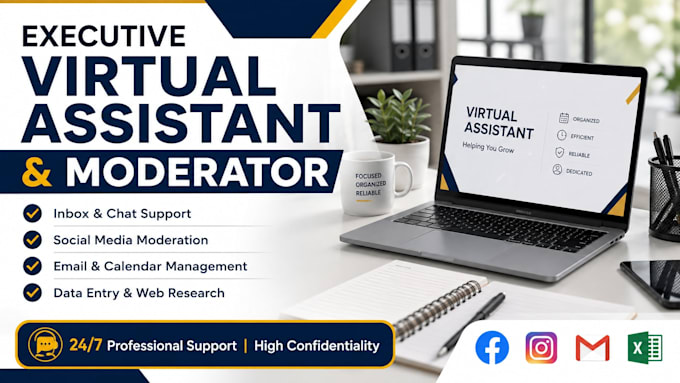 be your executive virtual assistant and moderator