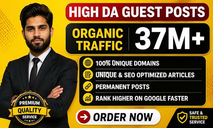 provide high da guest post high quality dofollow SEO backlinks