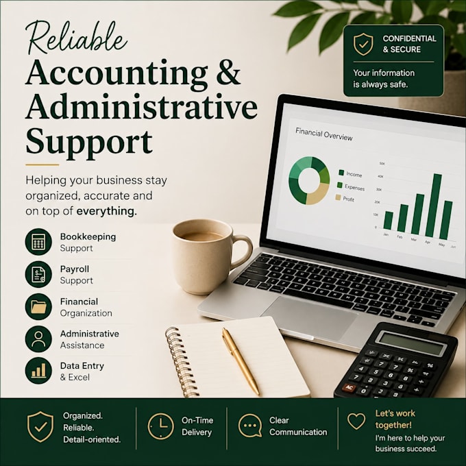 provide accounting and bookkeeping support for your business