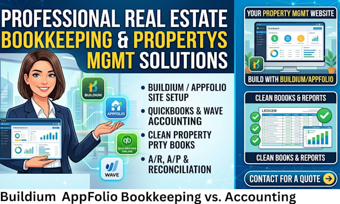 property bookkeeping in quickbooks appfolio buildium
