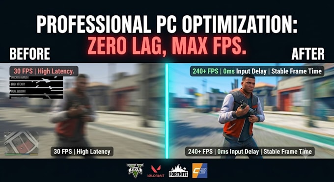 professionally optimize your PC for maximum fps and zero lag