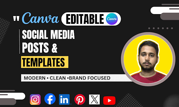 design editable canva social media post and templates