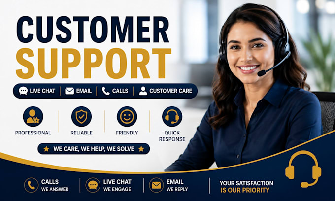 be your customer support specialist for chat email and phone support