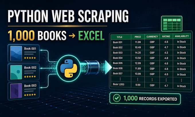 scrape website data and deliver a clean excel or CSV file