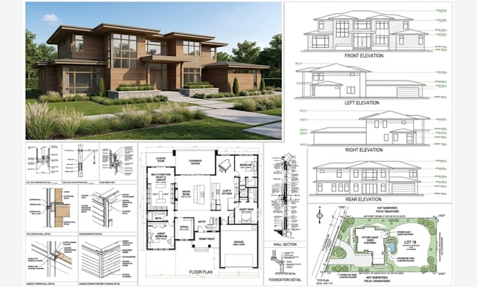 do 2d architectural drawing mep layout city permit drawing site plan hvac design