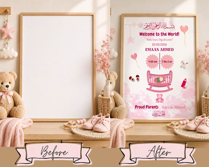 design realistic canva product mockups and listing graphics