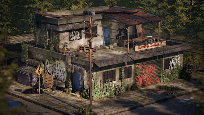 create 3d game environment, levels , maps, and game ready assets
