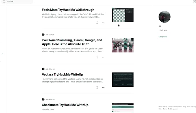 write a technical blog for you