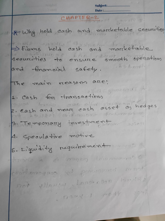 write handwriting notes and documents
