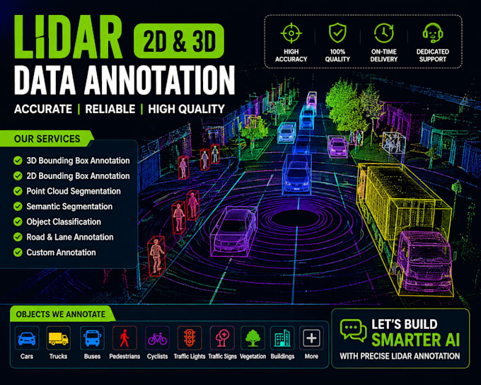do accurate lidar 2d and 3d point cloud data annotation