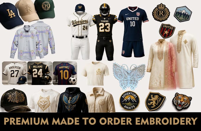 do embroidery apparel production