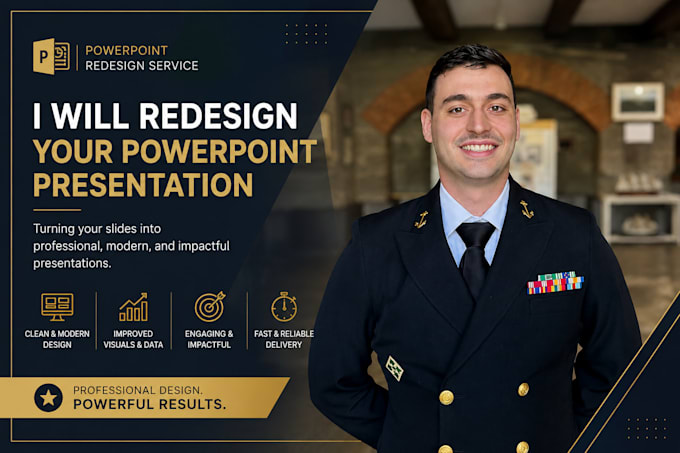 redesign your powerpoint into a professional slideshow quickly