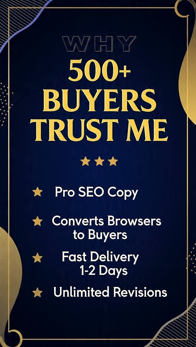 write catchy product descriptions for ecommerce stores